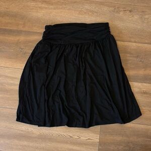 halara high waisted ruched flowy skirt